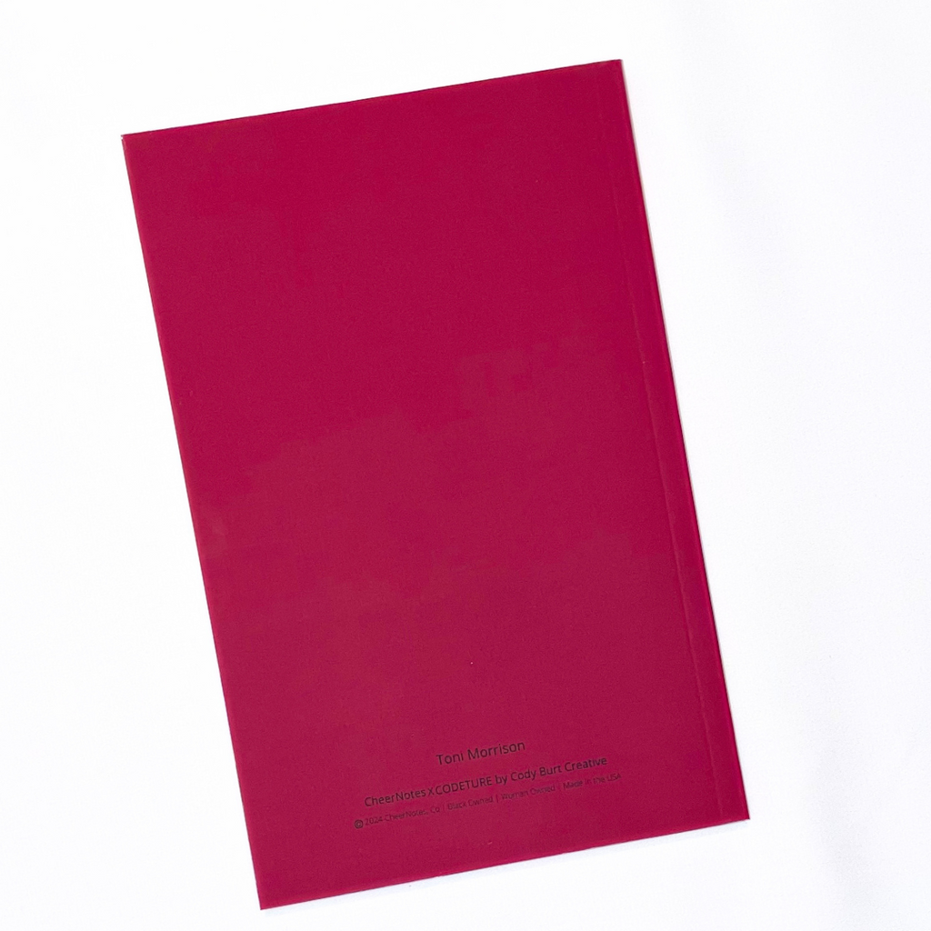 Toni Morrison Notebook CheerNotes