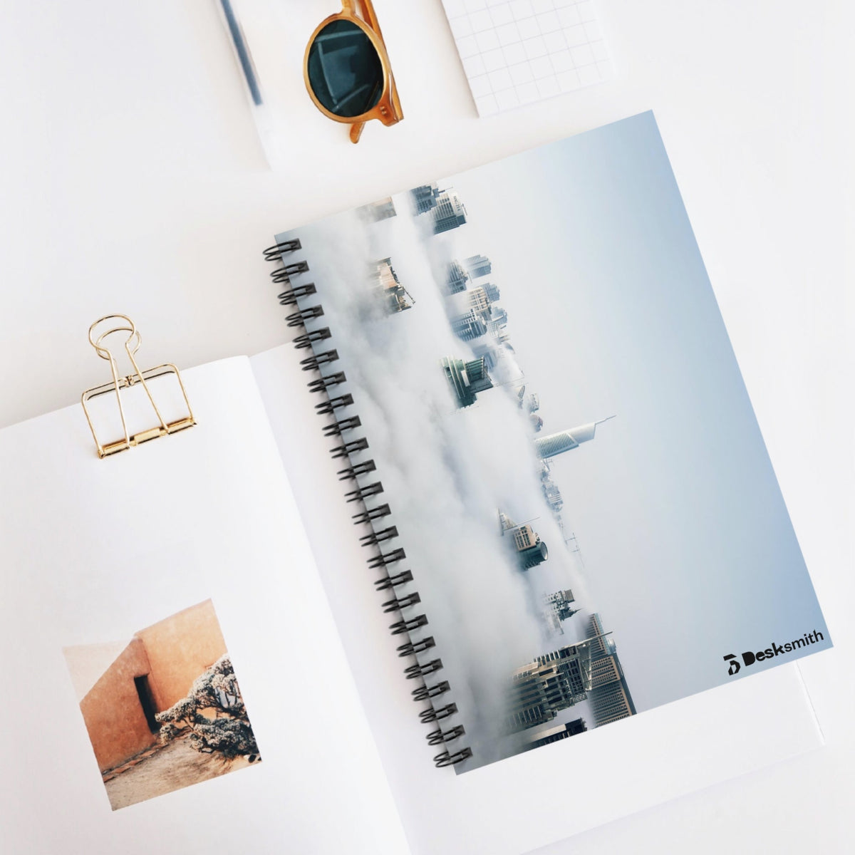 Utopia Spiral Notebook - Ruled Line Desksmith
