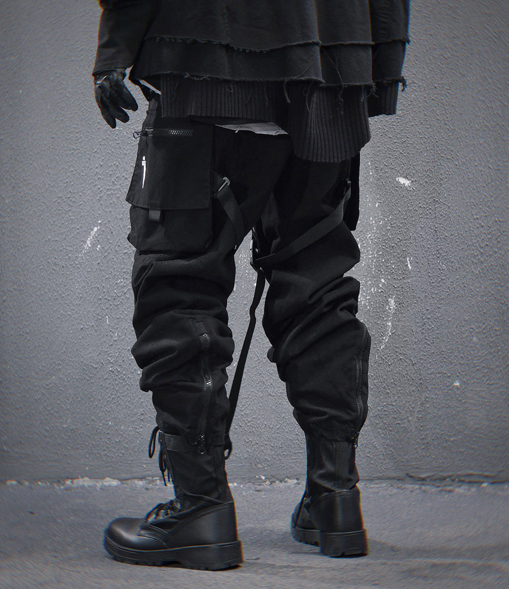 HiP46 Black NX Cargo Pants Niepce