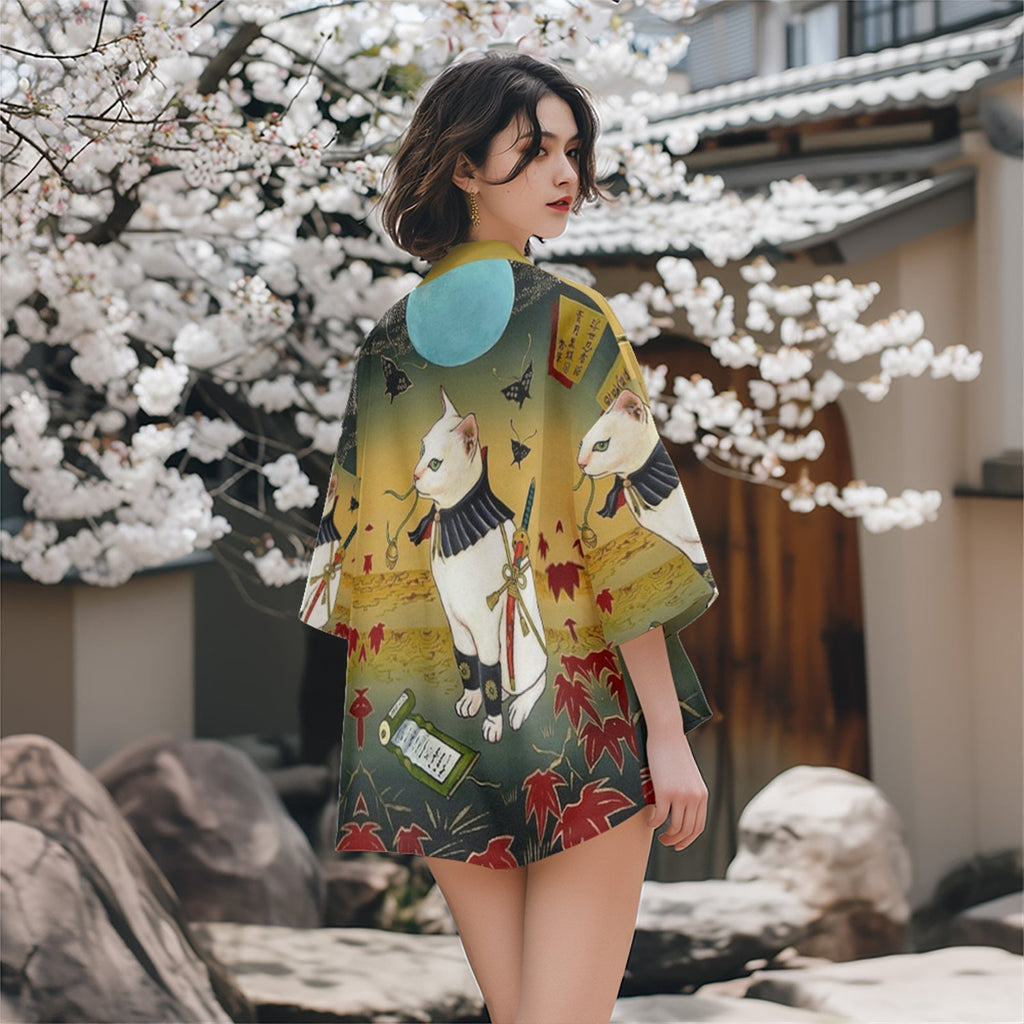 K01 Ninja Cat Kimono Niepce