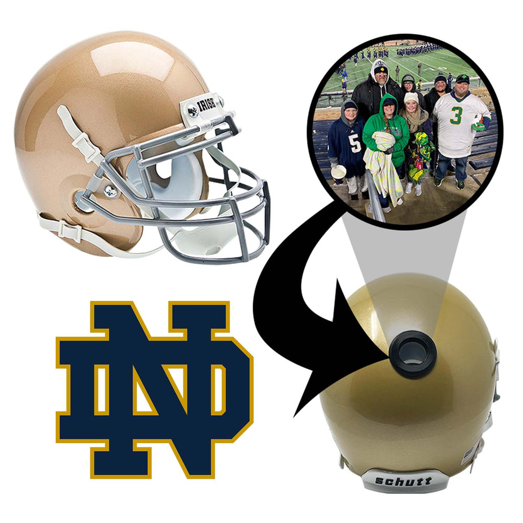 Notre Dame Fighting Irish College Football Collectible Mini Helmet - Picture Inside - FANZ Collectibles Fanz Collectibles