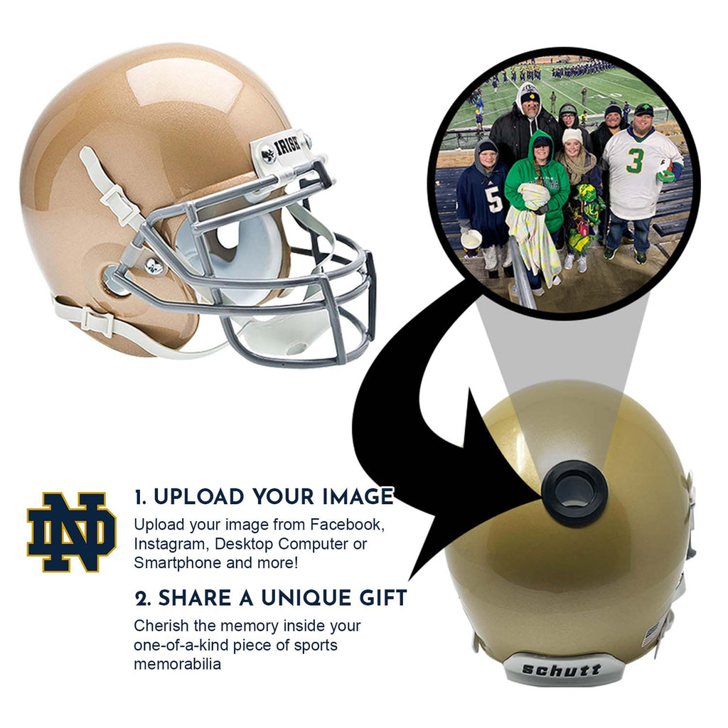 Notre Dame Fighting Irish College Football Collectible Mini Helmet - Picture Inside - FANZ Collectibles Fanz Collectibles