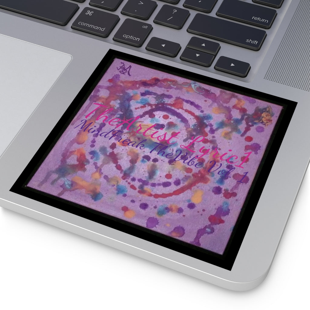 Copy of MindFreak TheVibe Vol. 1 (Album Art) Laminate Stickers, Square