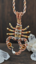 ￼Scorpio Wire Wrapped Zodiac Pendant The Vibez Shop