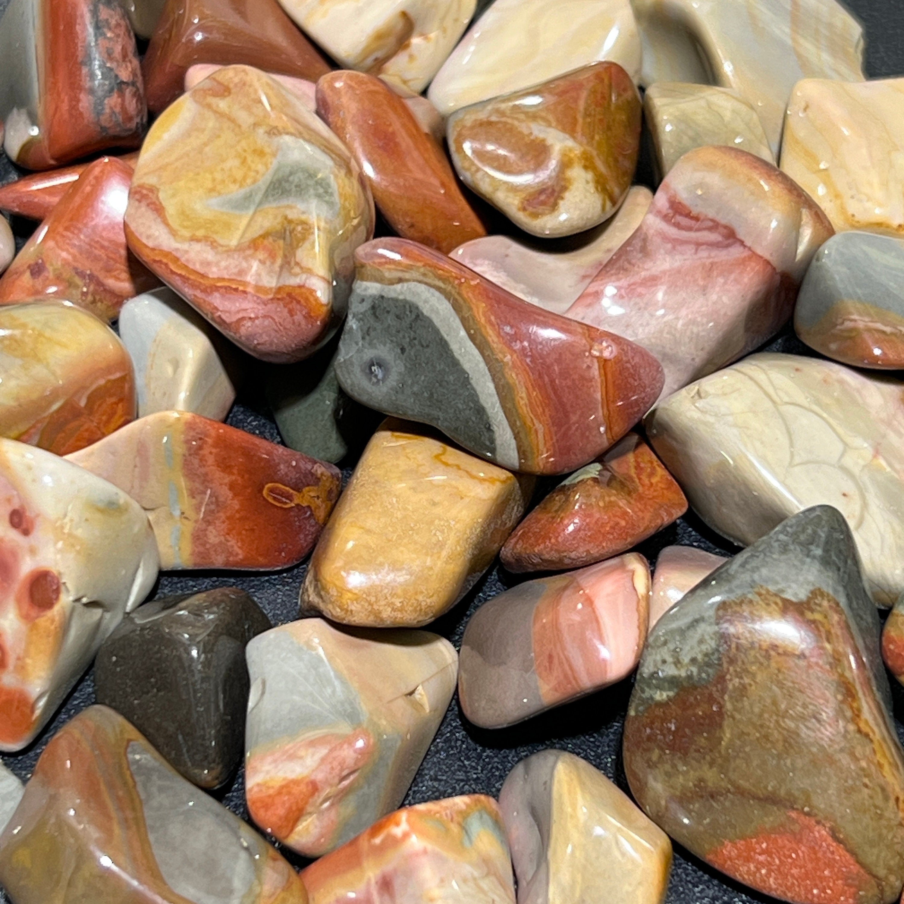 Desert Jasper Tumbled Stones (By The Piece Or Pound) Wholesale Amazing Crystals