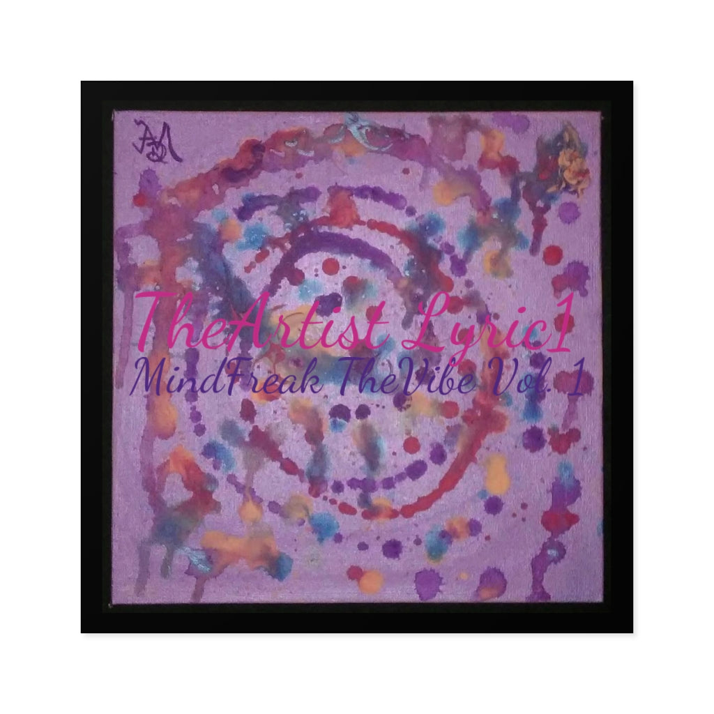 Copy of MindFreak TheVibe Vol. 1 (Album Art) Laminate Stickers, Square
