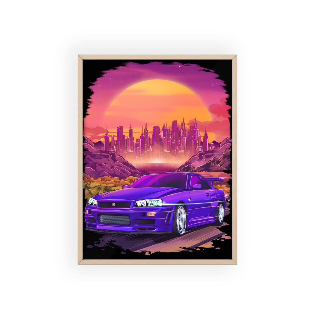 Nissan Skyline GT-R Poster Desksmith