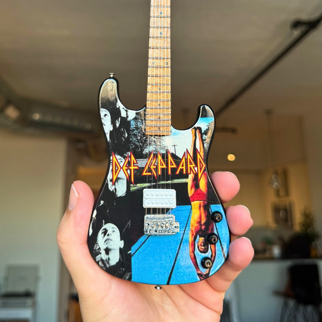 The Complete Def Leppard Miniature Guitar Set – All 6 Official Designs The Mini Axe