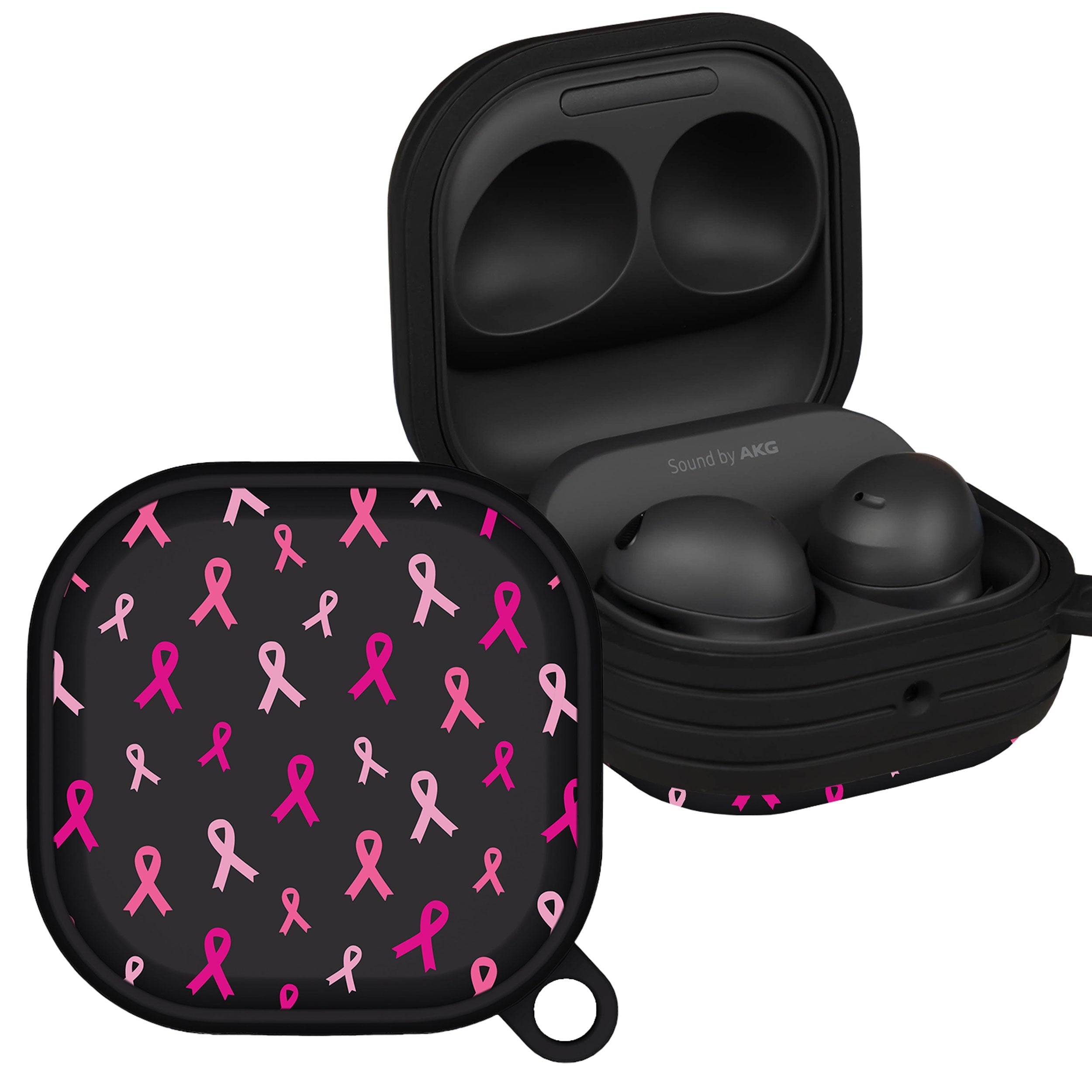 Breast Cancer Awareness HDX Samsung Galaxy Buds Pro & Buds Live Case Cover Affinity Bands
