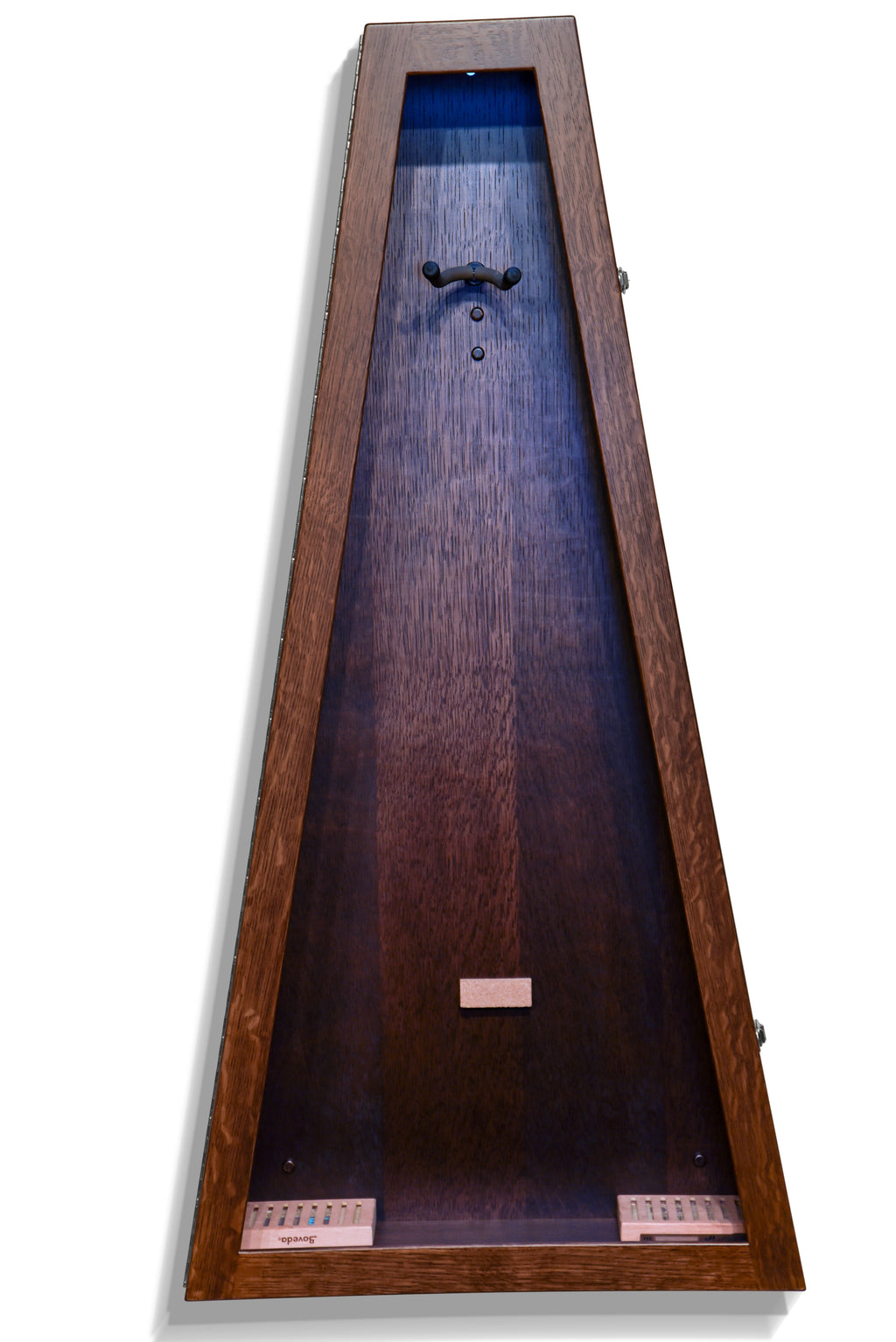 ClimaCase Triangle Humidor - Quartersawn White Oak with Onyx Stain Acoustic Remedy Cases