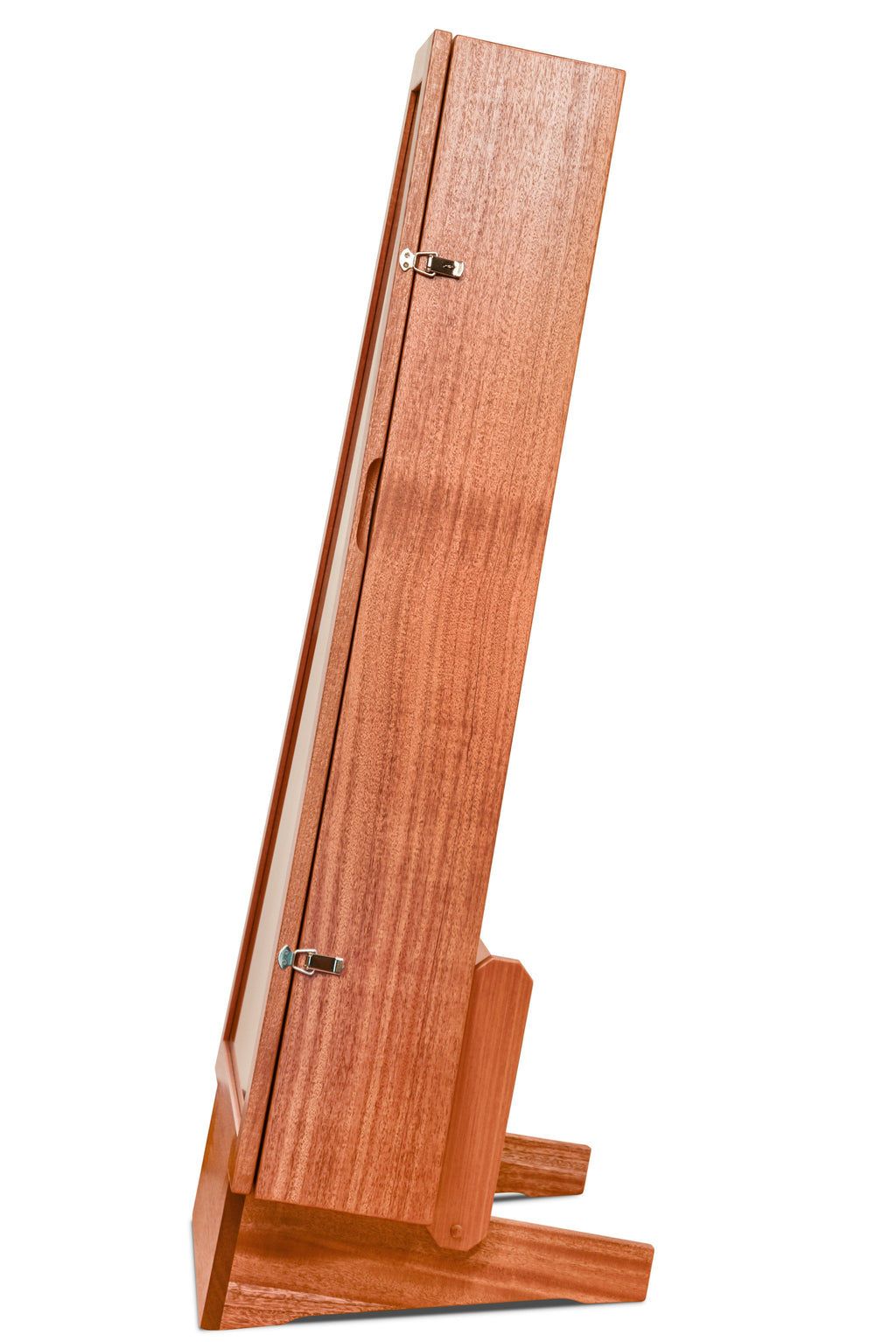 ClimaStand Triangle Humidor with Base - African Mahogany Acoustic Remedy Cases