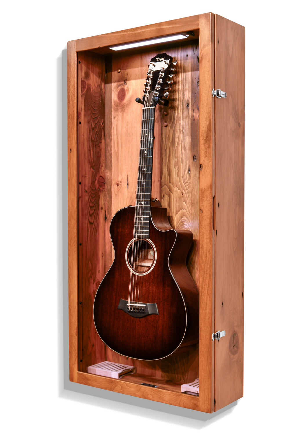 ClimaCase Rectangle Humidor - 300 Year Old Reclaimed Wood with Seely Stain Acoustic Remedy Cases