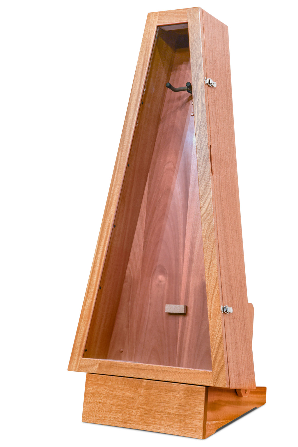 ClimaStand Triangle Humidor with Base - African Mahogany Acoustic Remedy Cases