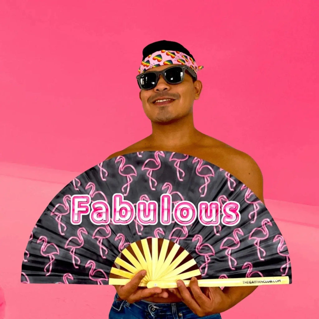 Fabulous Flamingo Fan The Gay Fan Club