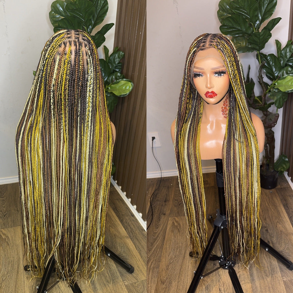 Multi color knotless braids HOL stores