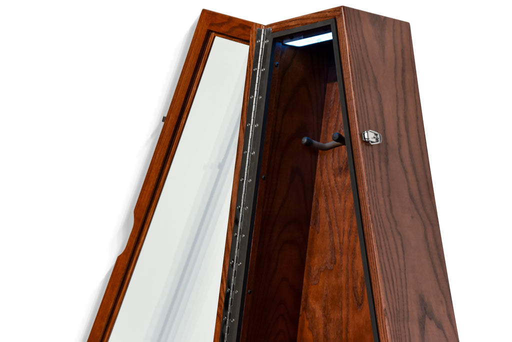ClimaCase Triangle Humidor - Northern White Ash with Acres Stain Acoustic Remedy Cases