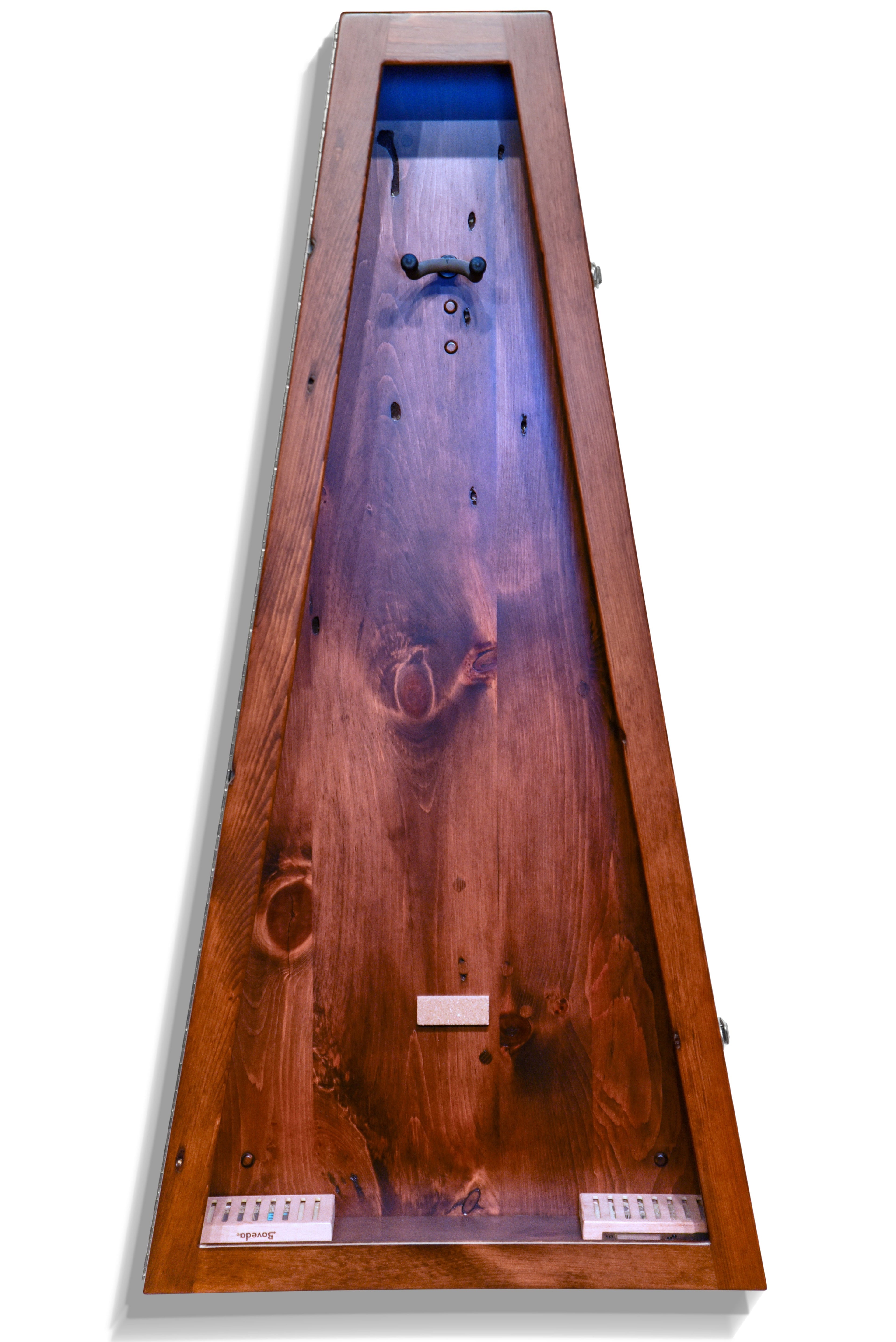 ClimaCase Triangle Humidor - 300 Year Old Reclaimed Wood with Boston Stain Acoustic Remedy Cases