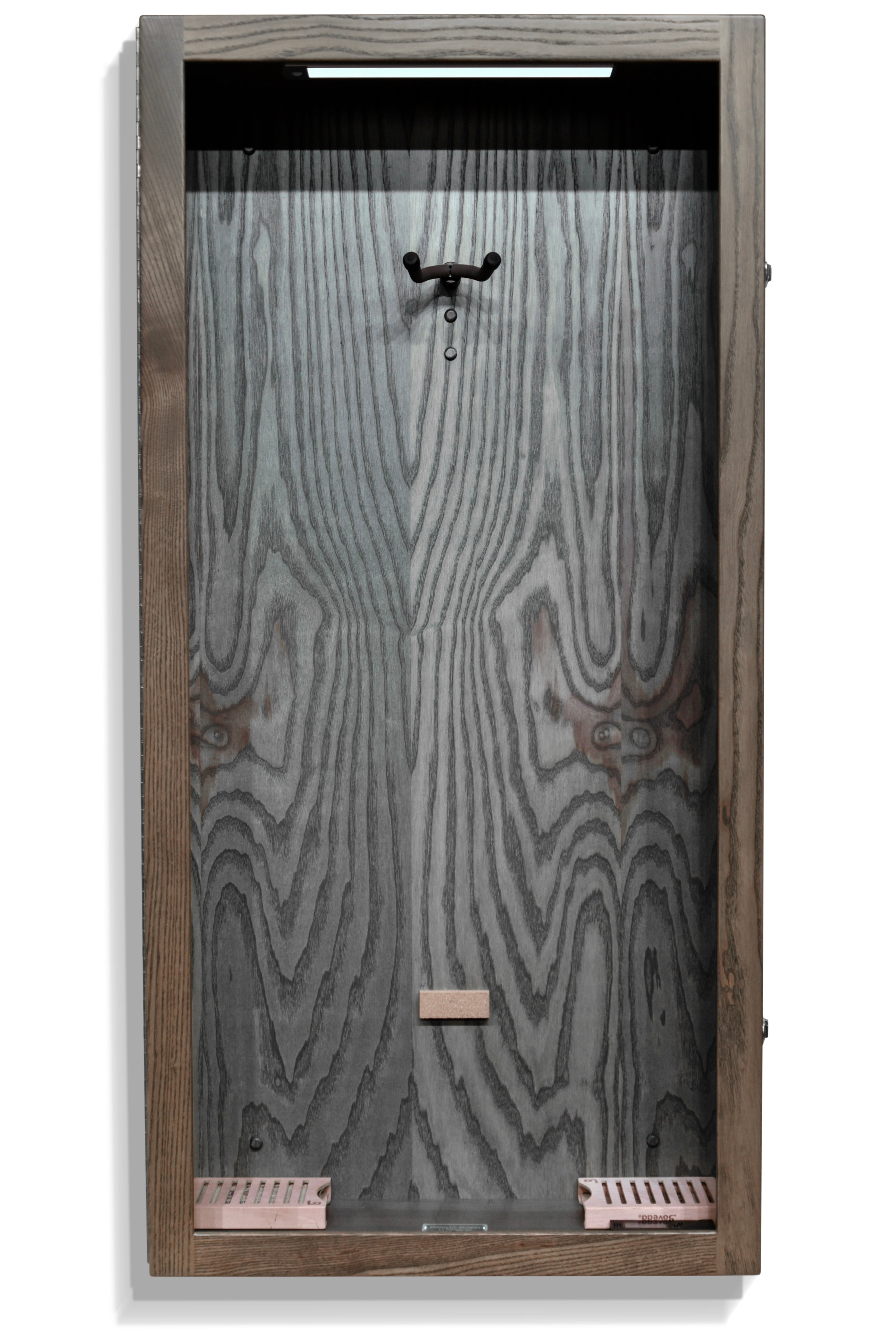 ClimaCase Rectangle Humidor - Northern White Ash with Antique Slate Stain Acoustic Remedy Cases