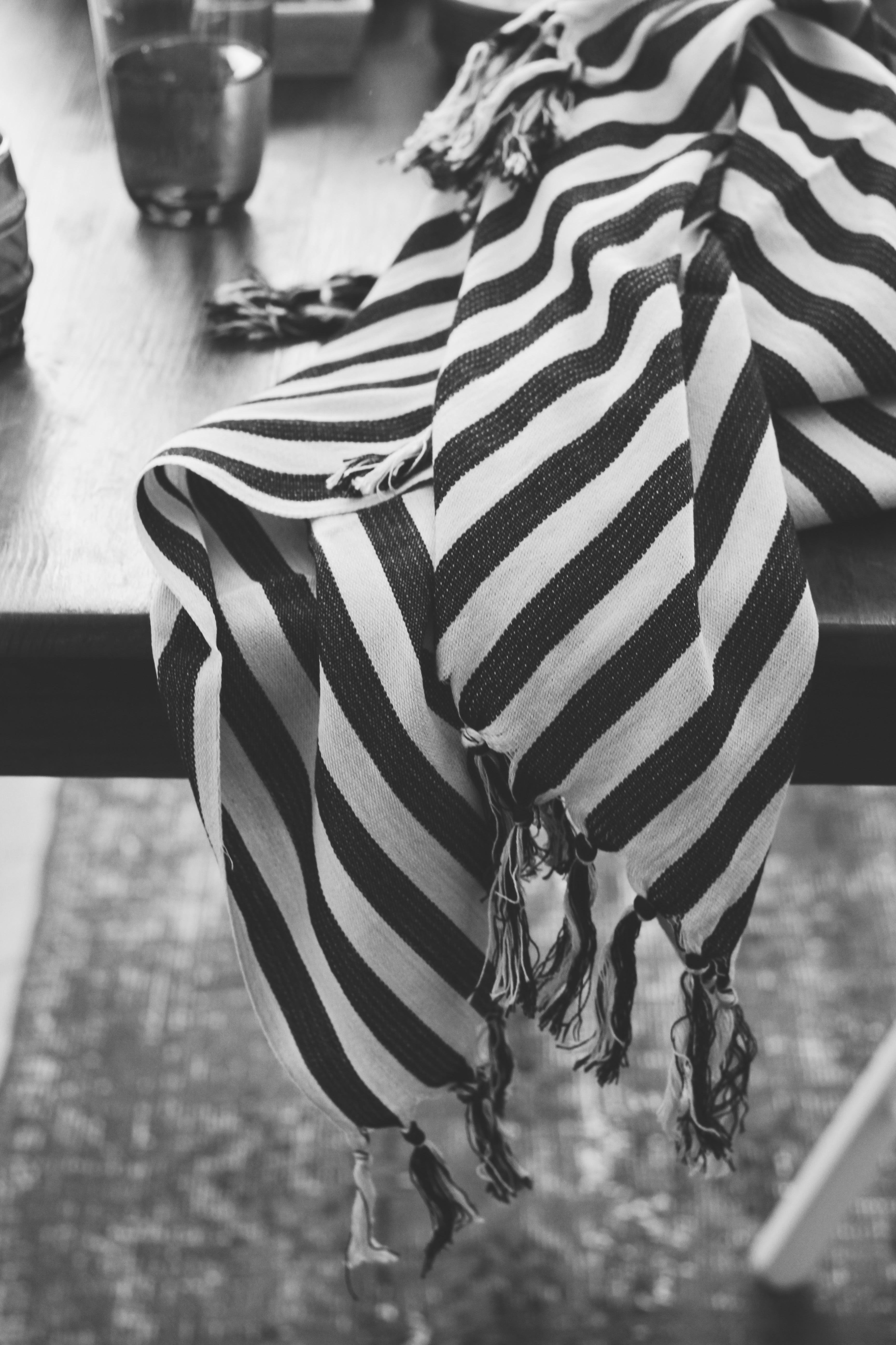 Zebra Cotton Linen Towel Eastern Woven