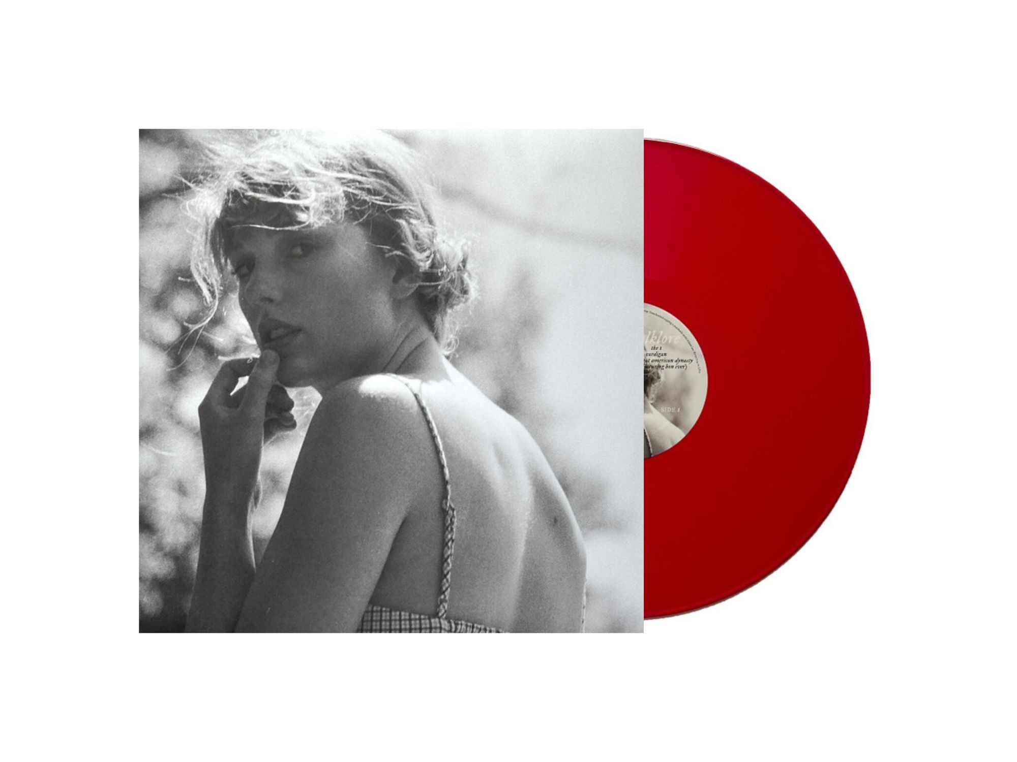 Taylor Swift - Folklore (Limited Red Colored Vinyl) [New Without Shrink] Pale Blue Dot Records