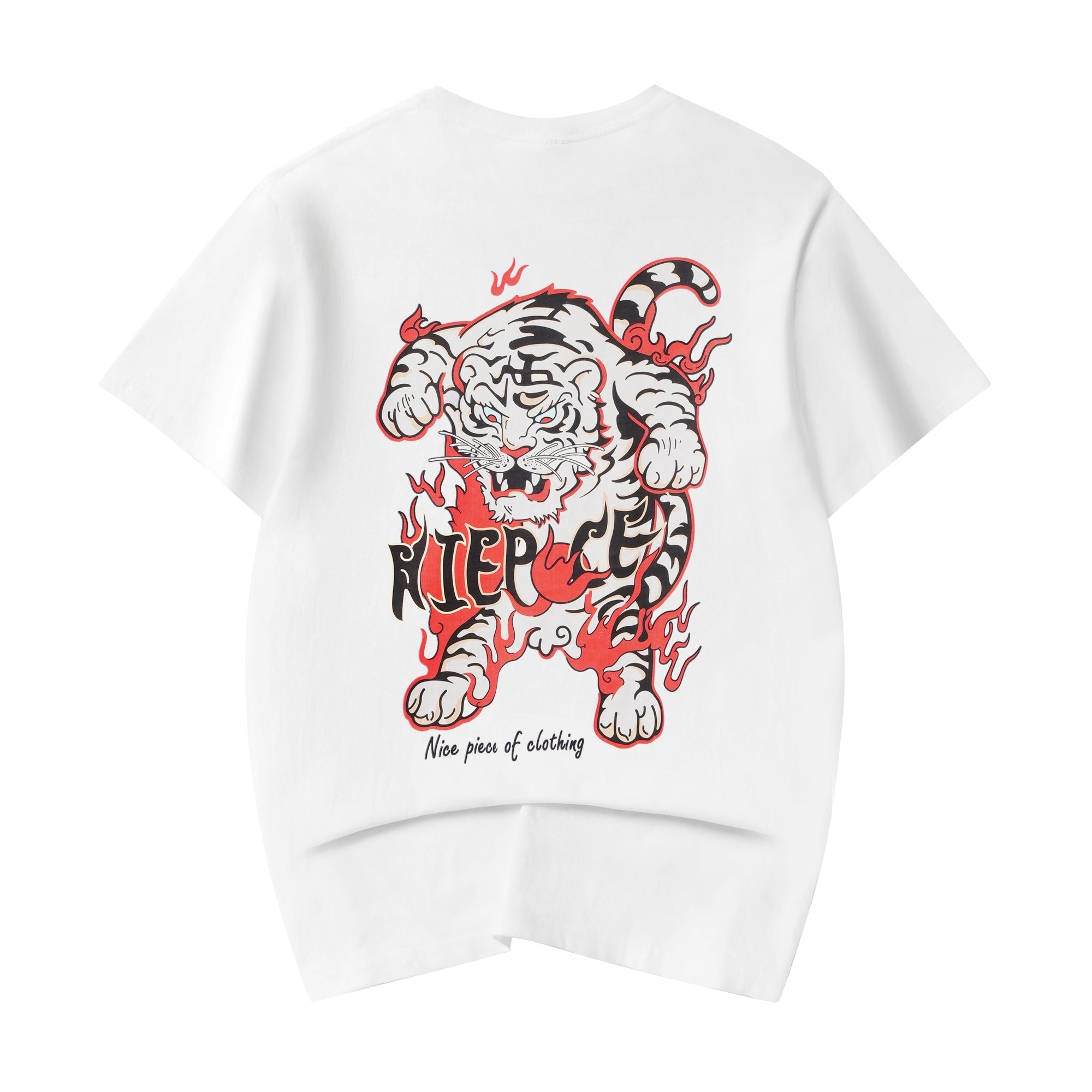 YeT027 Inferno White Tiger Tee Niepce
