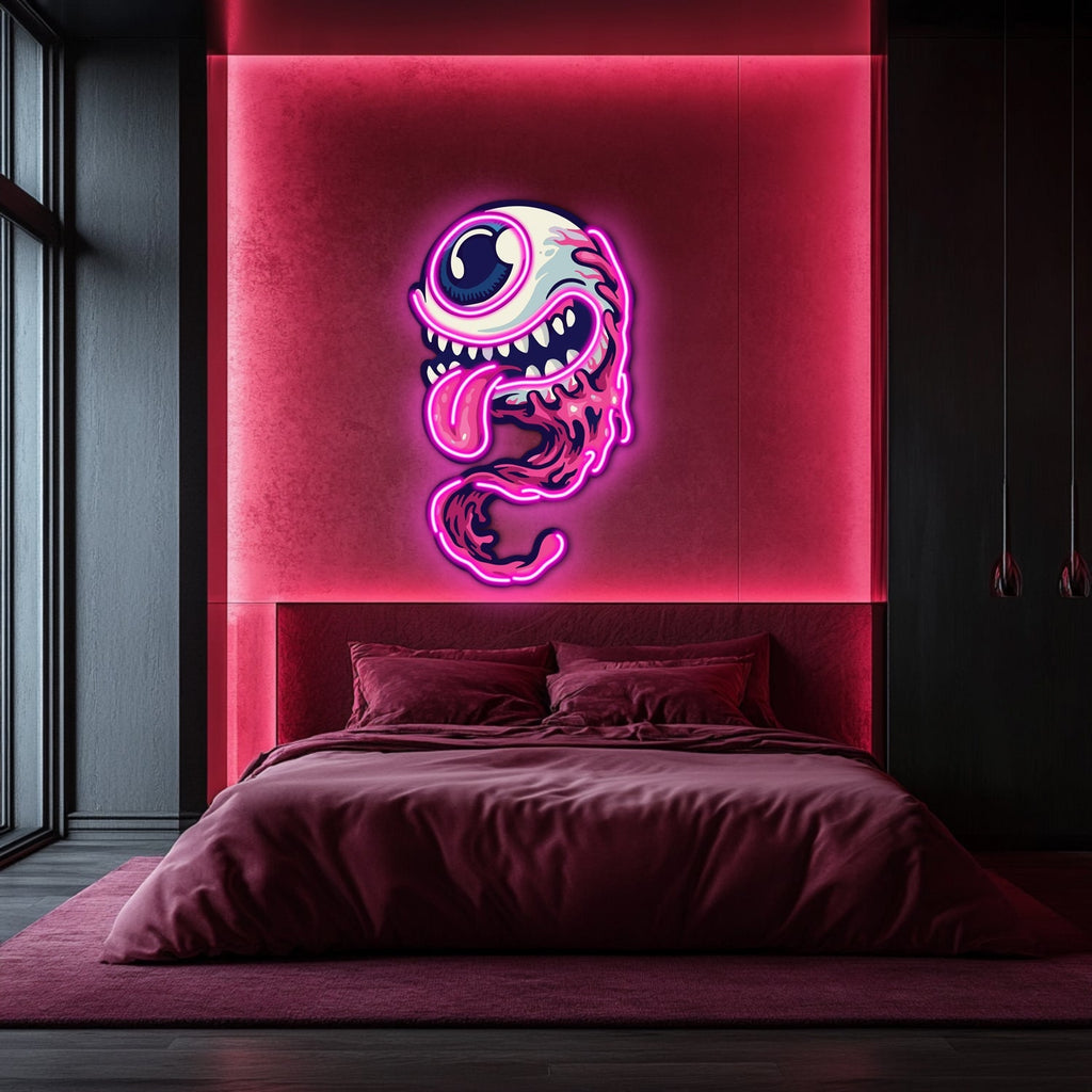 UV Printed Eye Neon Wall Art- LV0071 Liviqon.co