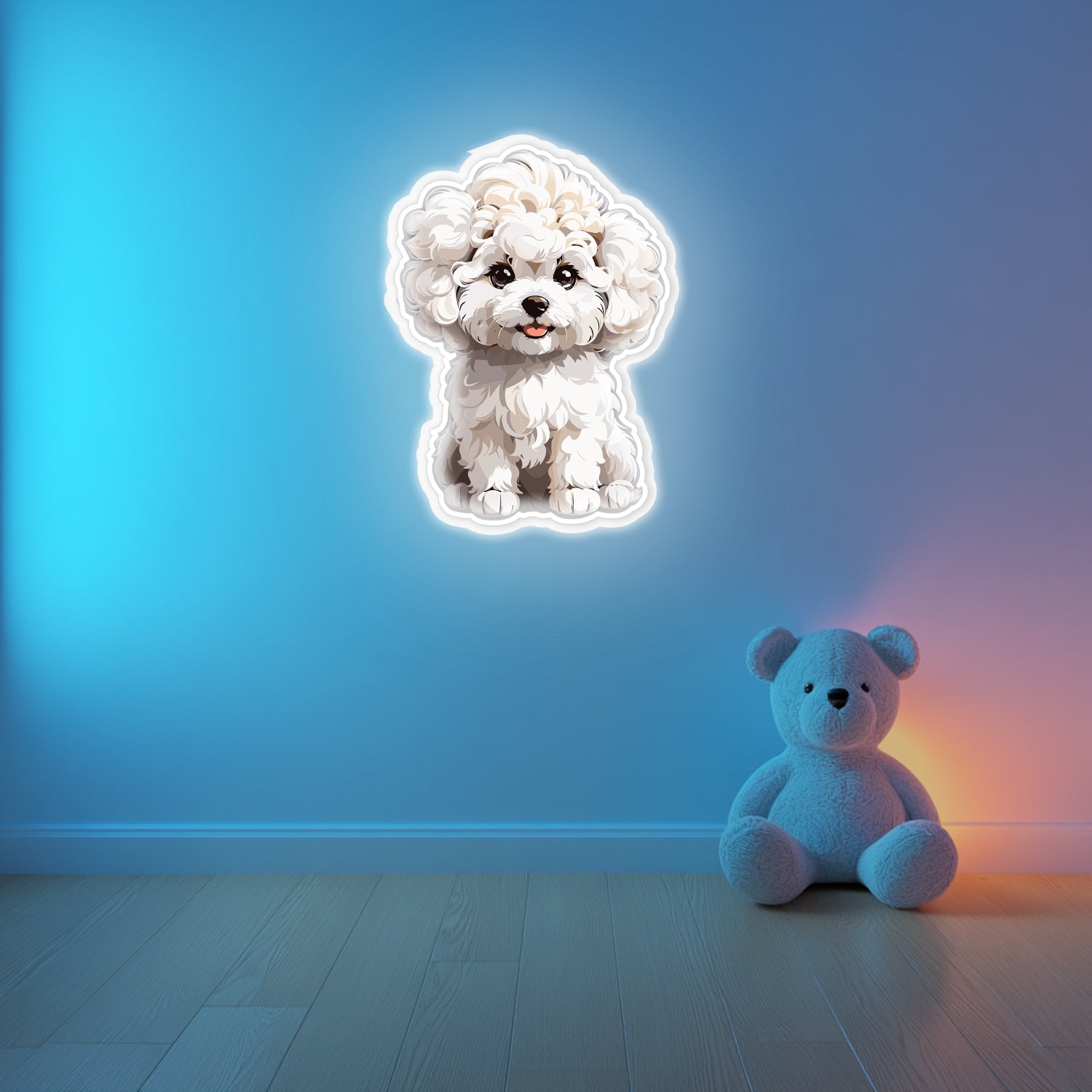UV Printed Dog Neon Wall Art- LV0022 Liviqon.co