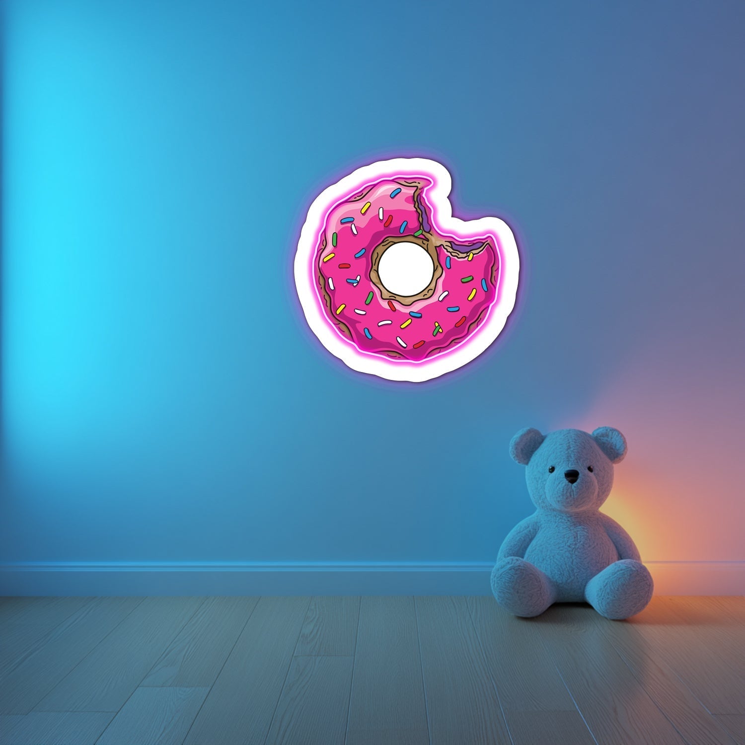 UV Printed Donut  Neon Wall Art- LV0068 Liviqon.co