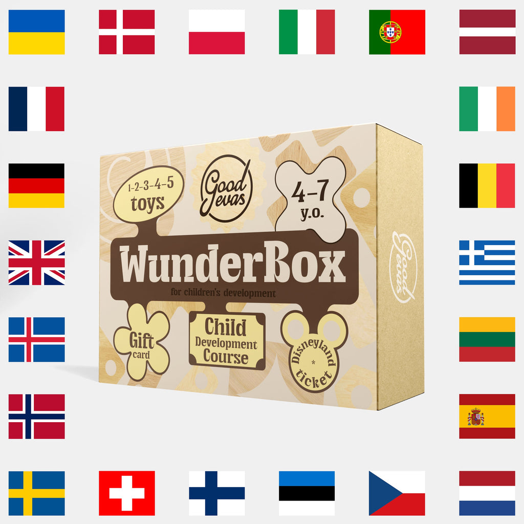 WunderBox 4-7 years old – developmental box for kids Goodevas B2B
