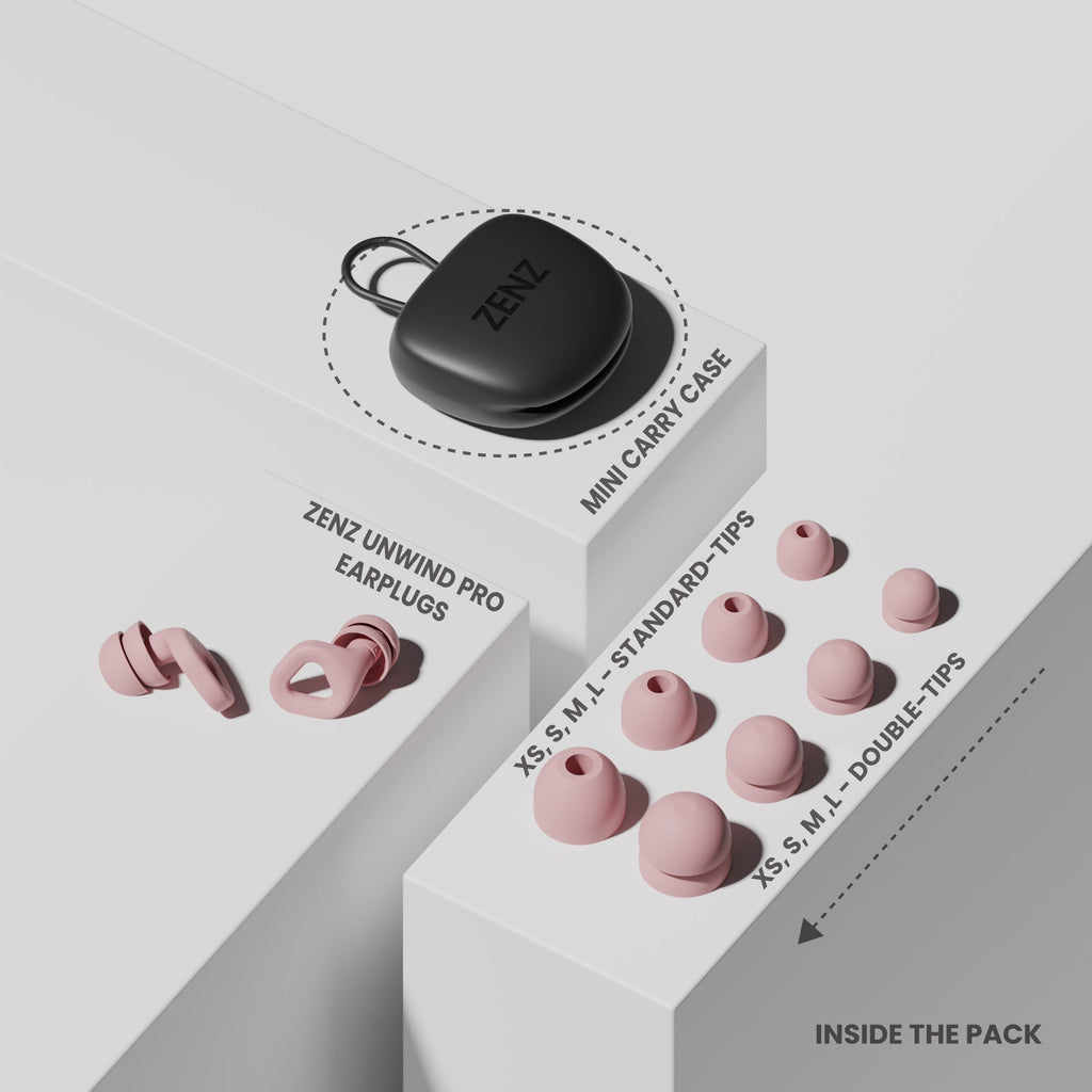ZENZ - Unwind Pro Earplugs - Mystic Pink ZENZ