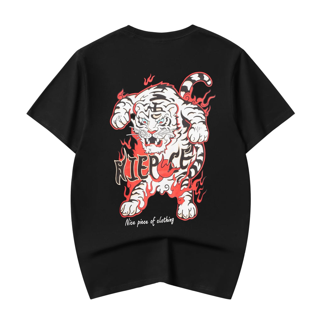 YeT027 Inferno White Tiger Tee Niepce