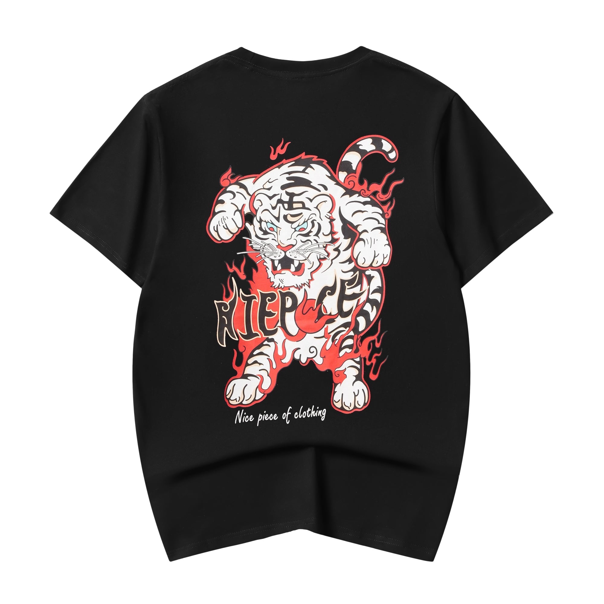 YeT027 Inferno White Tiger Tee Niepce