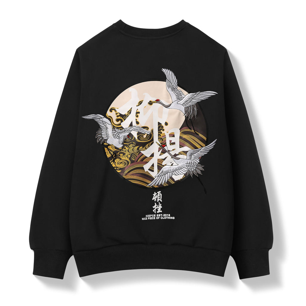 SW9332 Movement of Cranes Sweater Niepce