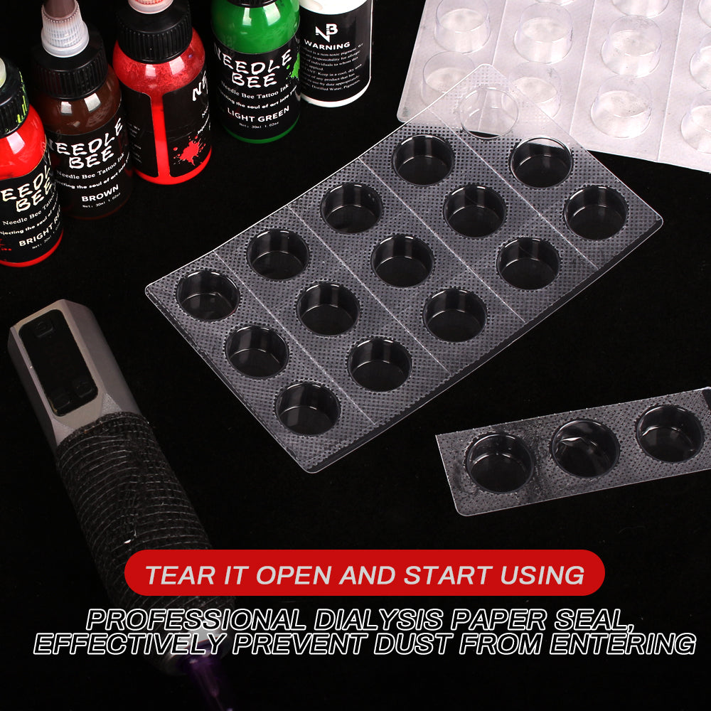 Tattoo Ink Cups-EO sterilization-24pcs-15cups/1pcs INKSOULSUPPLY.COM