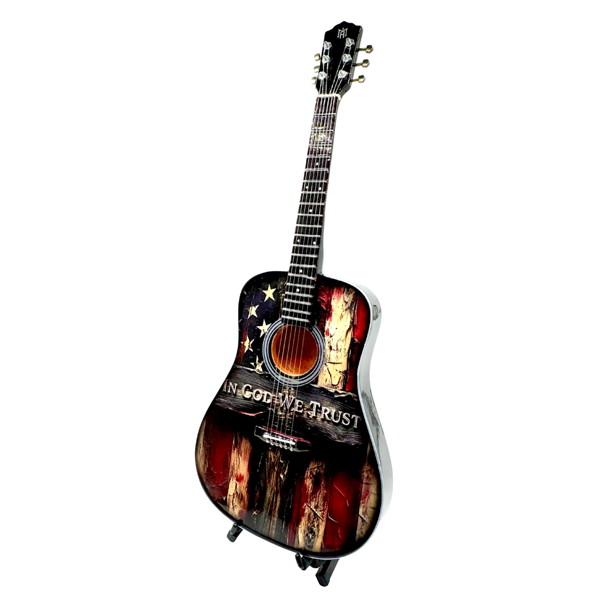 In God We Trust Miniature Guitar The Mini Axe