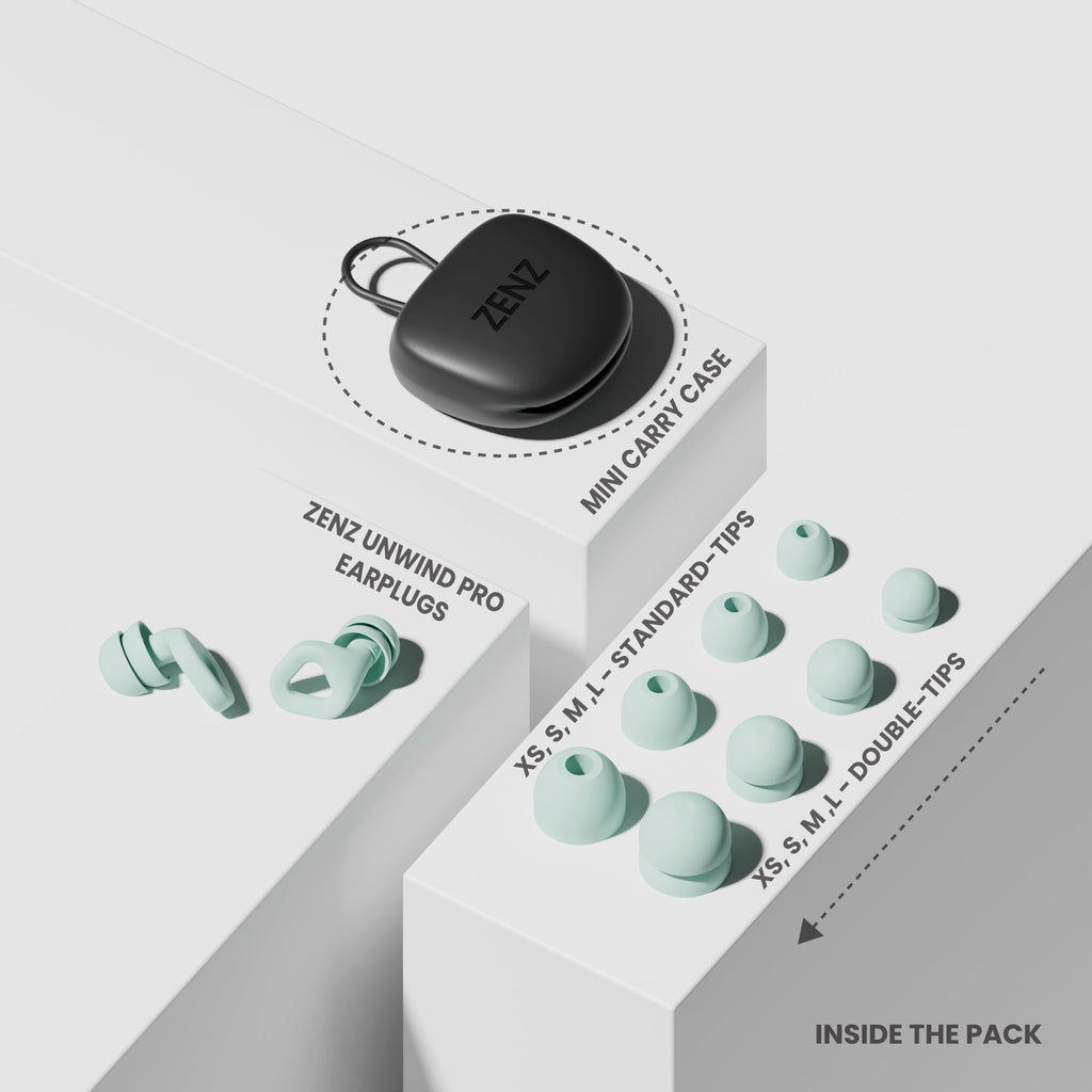 ZENZ - Unwind Pro Earplugs - Dew Mint ZENZ