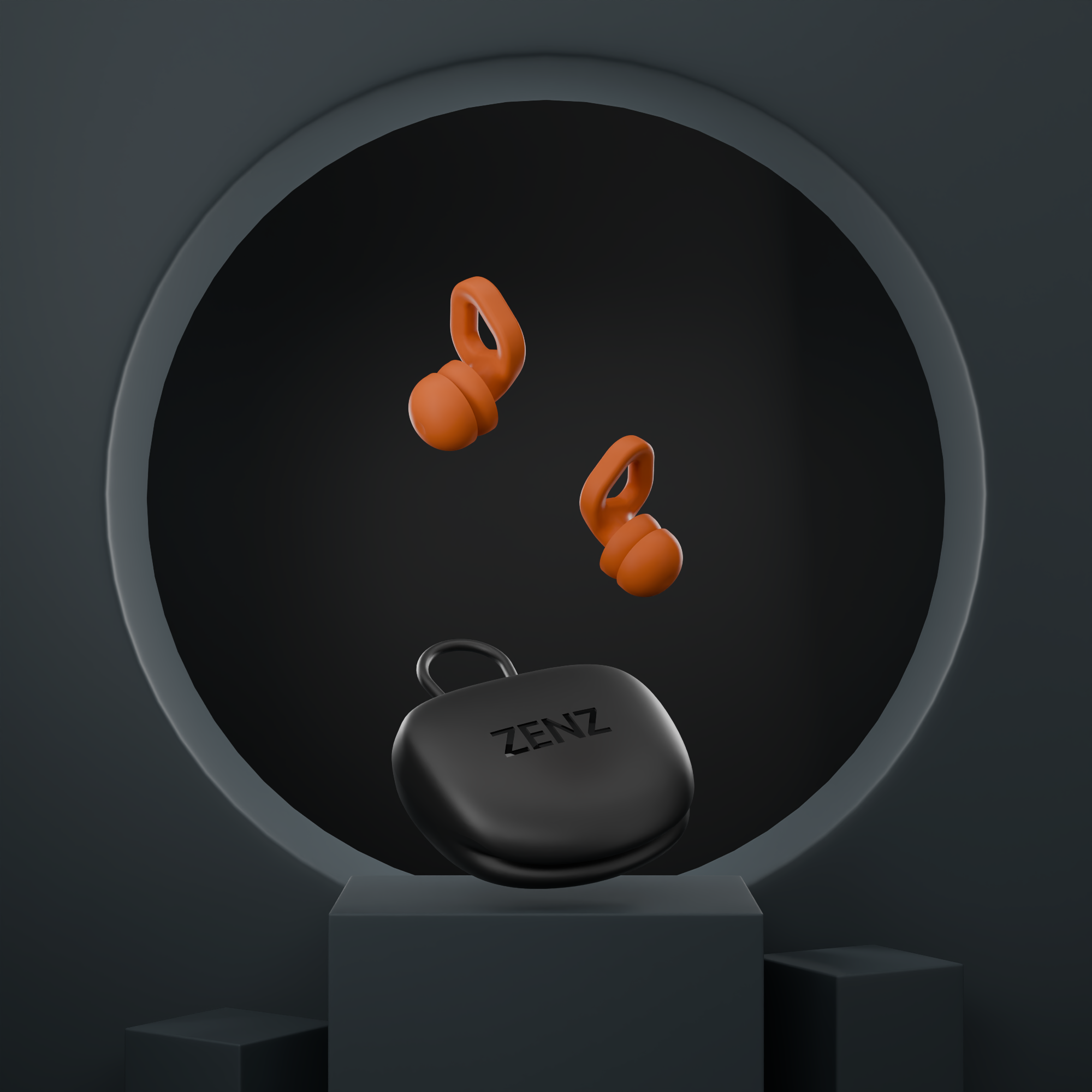 ZENZ - Unwind Pro Earplugs - Blaze Orange ZENZ