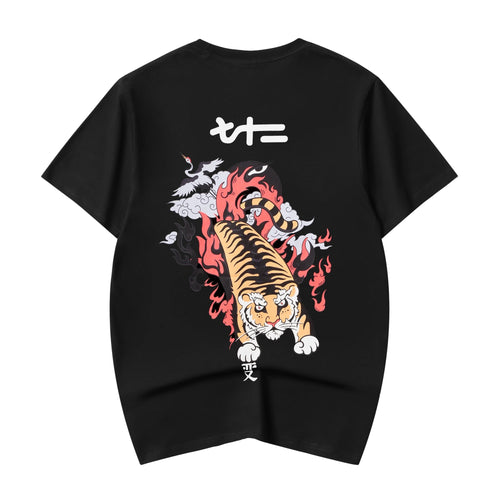 YeT029 Pouncing Fiery Tiger Tee Niepce