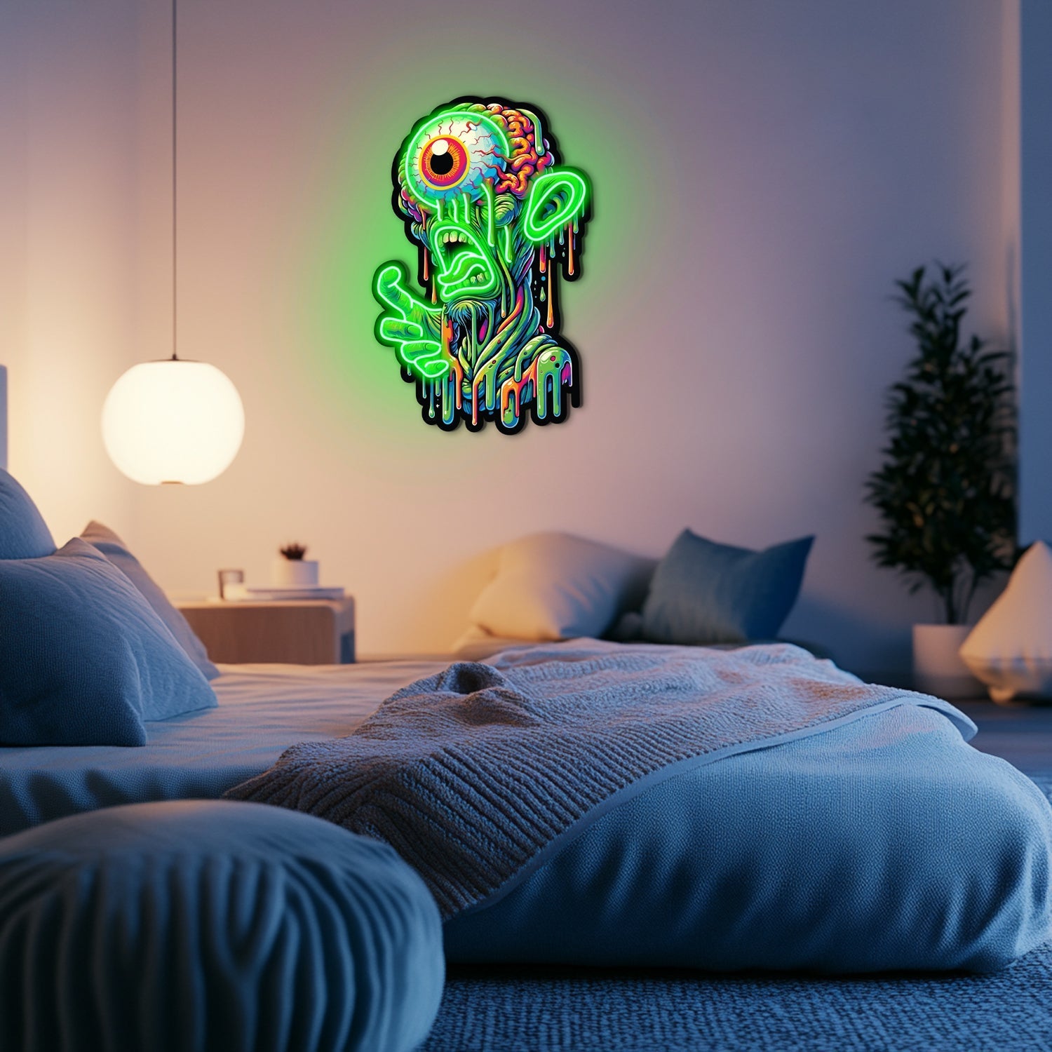 UV Printed Goblin Neon Wall Art- LV0012 Liviqon.co