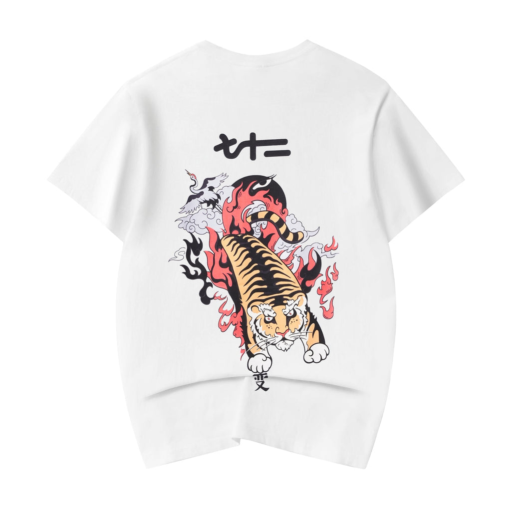YeT029 Pouncing Fiery Tiger Tee Niepce