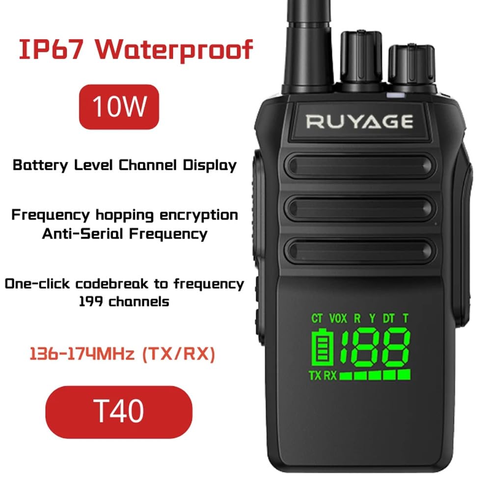 Ruyage Radio Waterproof Walkie-Talkie(T40) Ruyage Radio