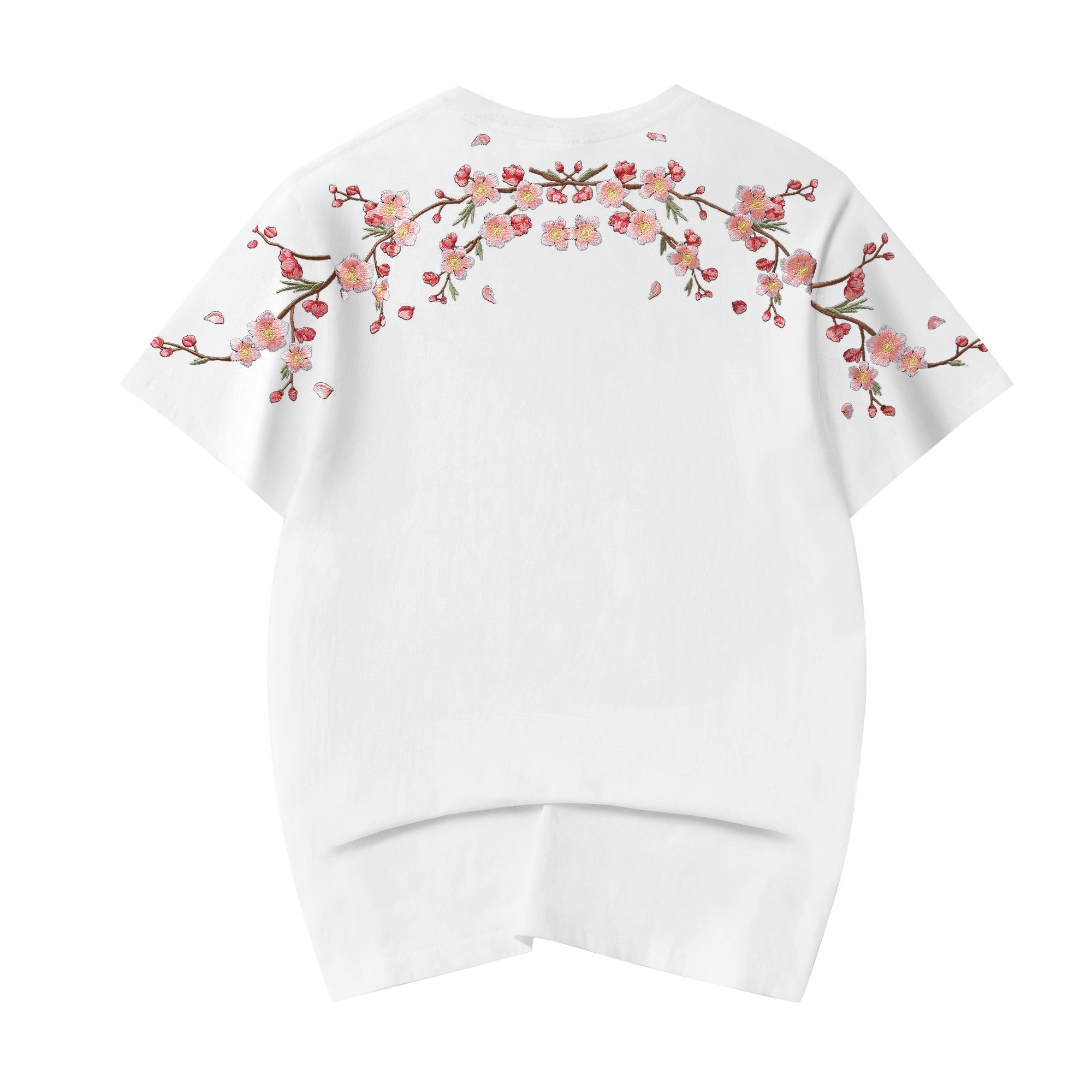 ET516 Sakura Flowers Embroidered Tee Niepce