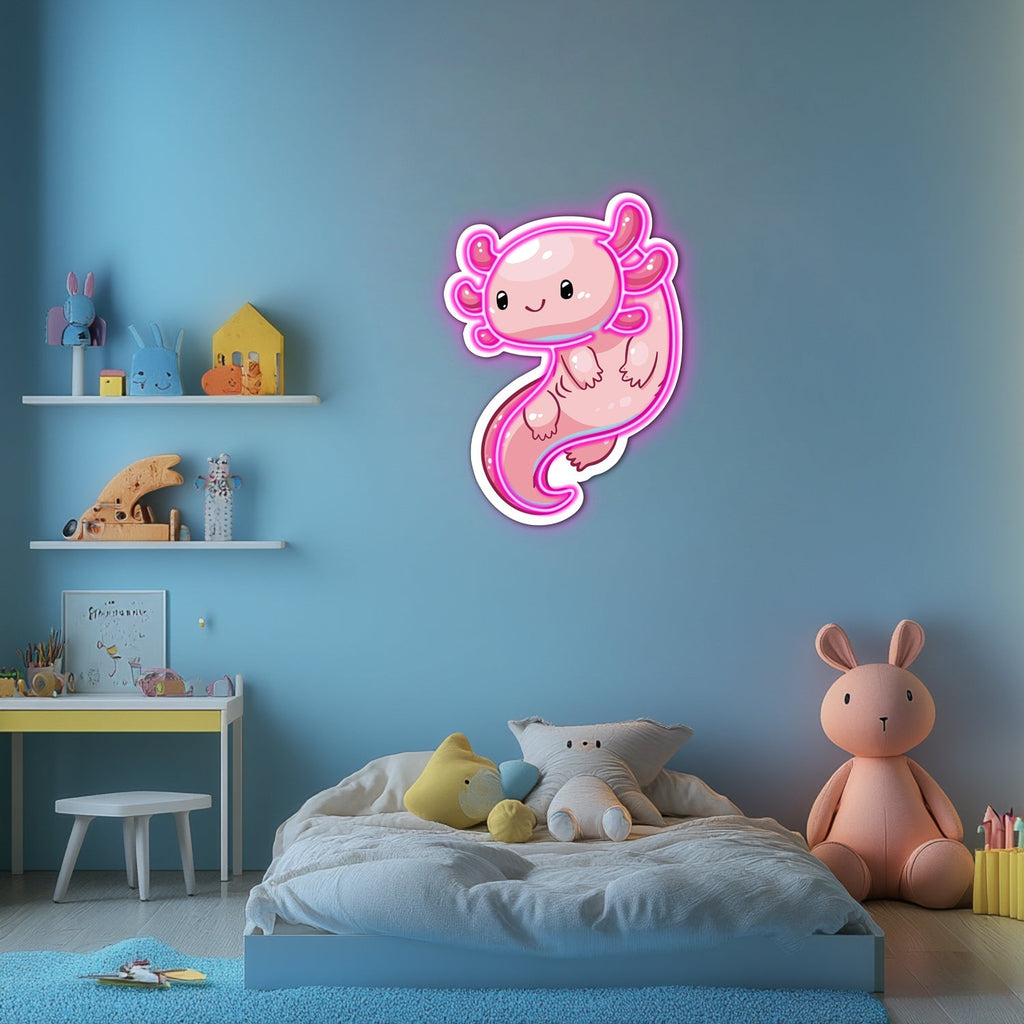 UV Printed Axelot Neon Wall Art- LV0062 Liviqon.co