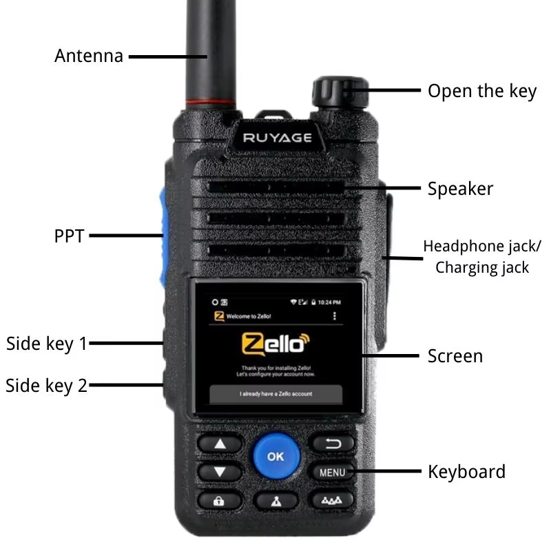 Ruyage Radio Zello Walkie-Talkie(ZL50) Ruyage Radio