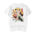 YeT013 Sushi Eating Cat Tee Niepce