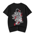 ET523 White Cloud Tiger Embroidered Tee Niepce