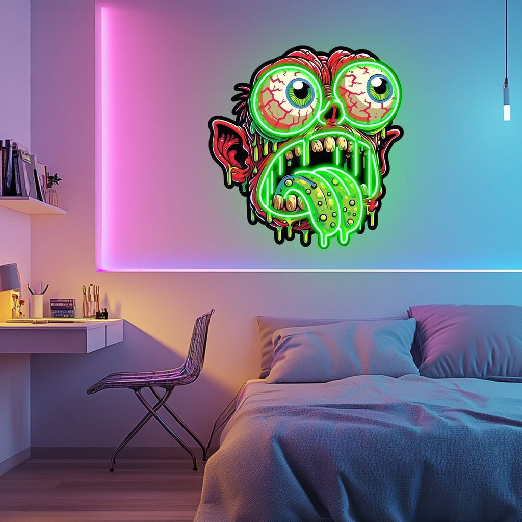 UV Printed Goblin Neon Wall Art- LV0013 Liviqon.co