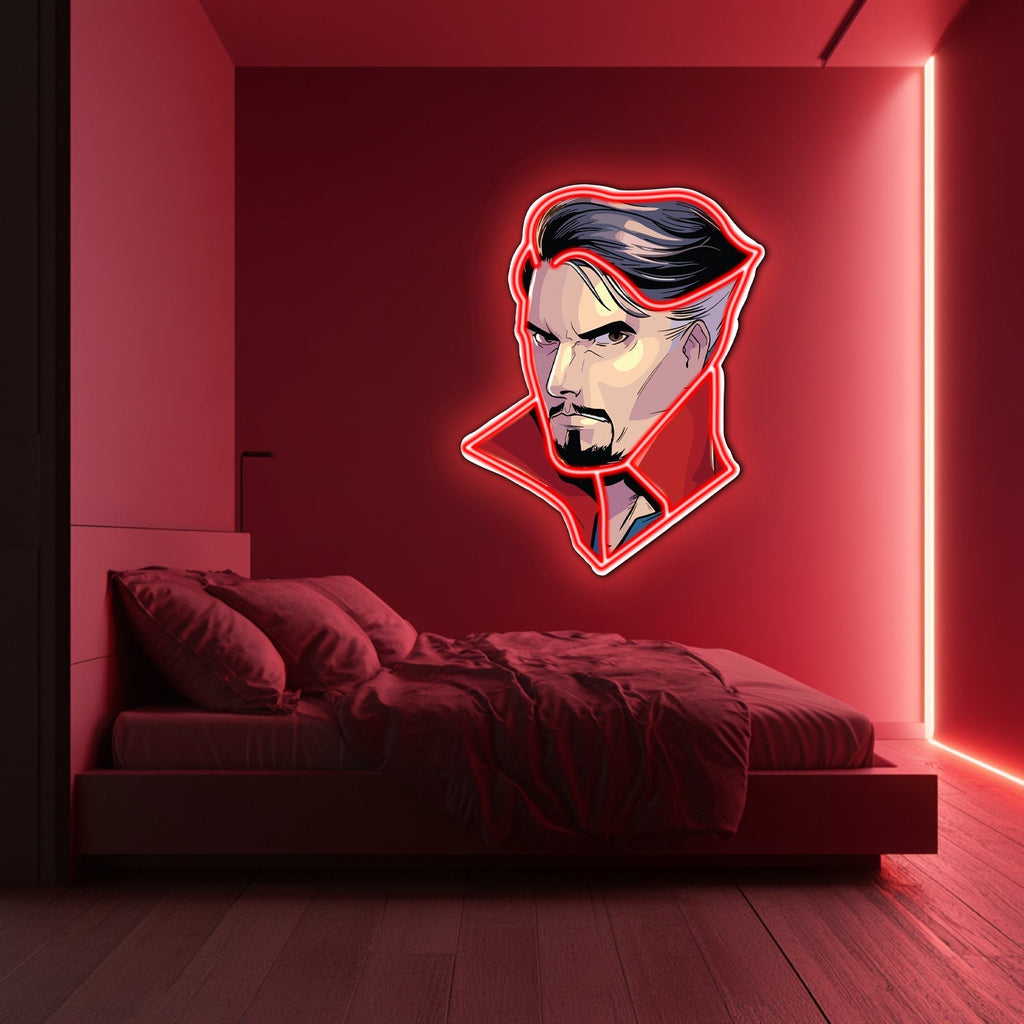 UV Printed DR Strange Neon Wall Art- LV0044 Liviqon.co