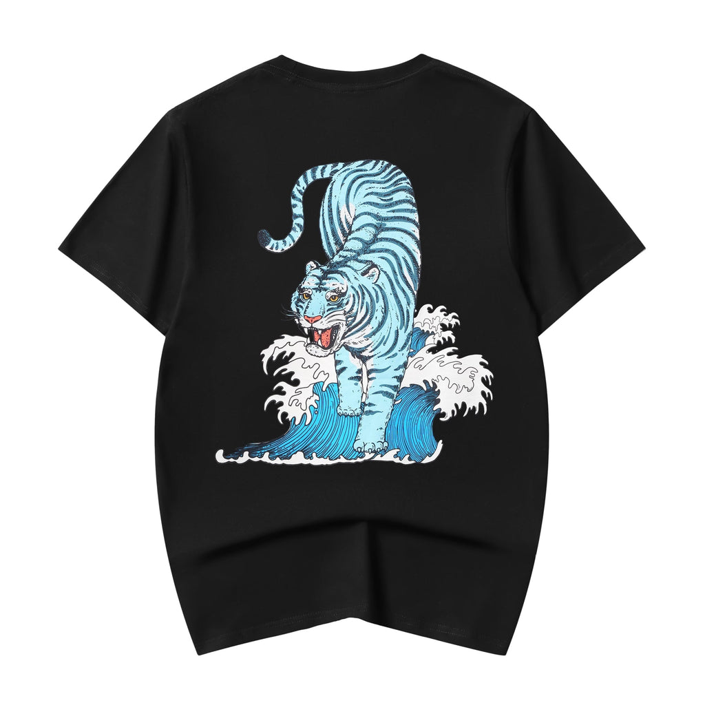 YeT022 Blue Tiger Ocean Tee Niepce