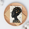 "Hive Mind" – Bee and Bloom Postcard | Botanical Art Print Black Magic Social Club